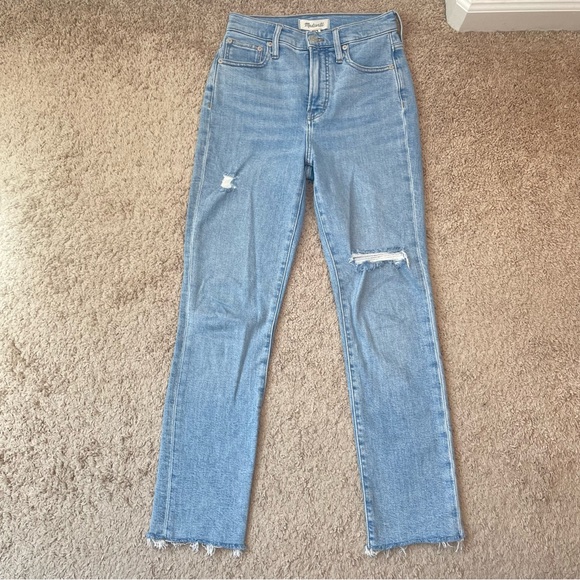 Madewell 2021 The Perfect Vintage Jean in Coffey Wash: Worn-In Edition Size 23 - Picture 2 of 15